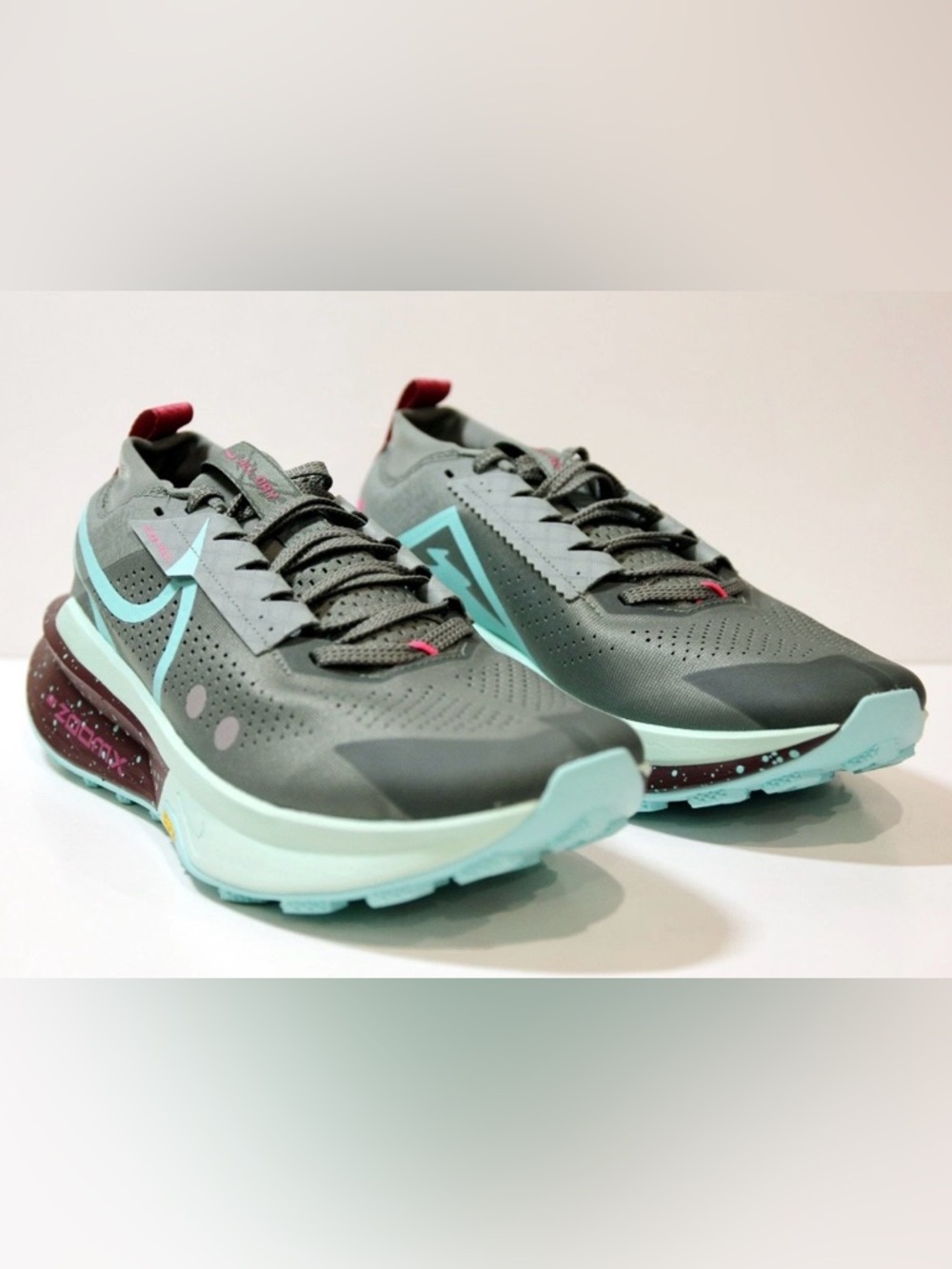 Nike Zoom X 🔥 Vibram Mega grip Trail Running Shoes Model FD5190-303 Sz 11 NEW